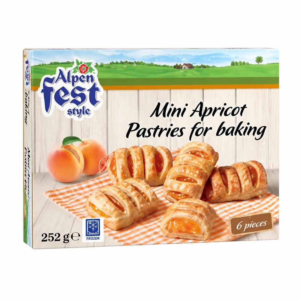Alpenfest Mini lisnato s punjenjem od voća 6 x 42 g - Akcija u trgovini Lidl