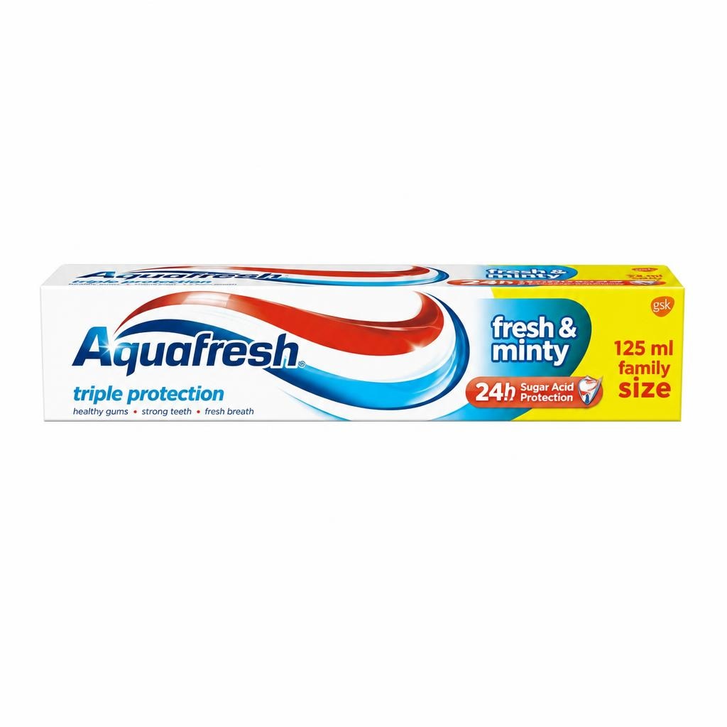 Aquafresh Zubna pasta 125ml - Akcija u trgovini Pivac