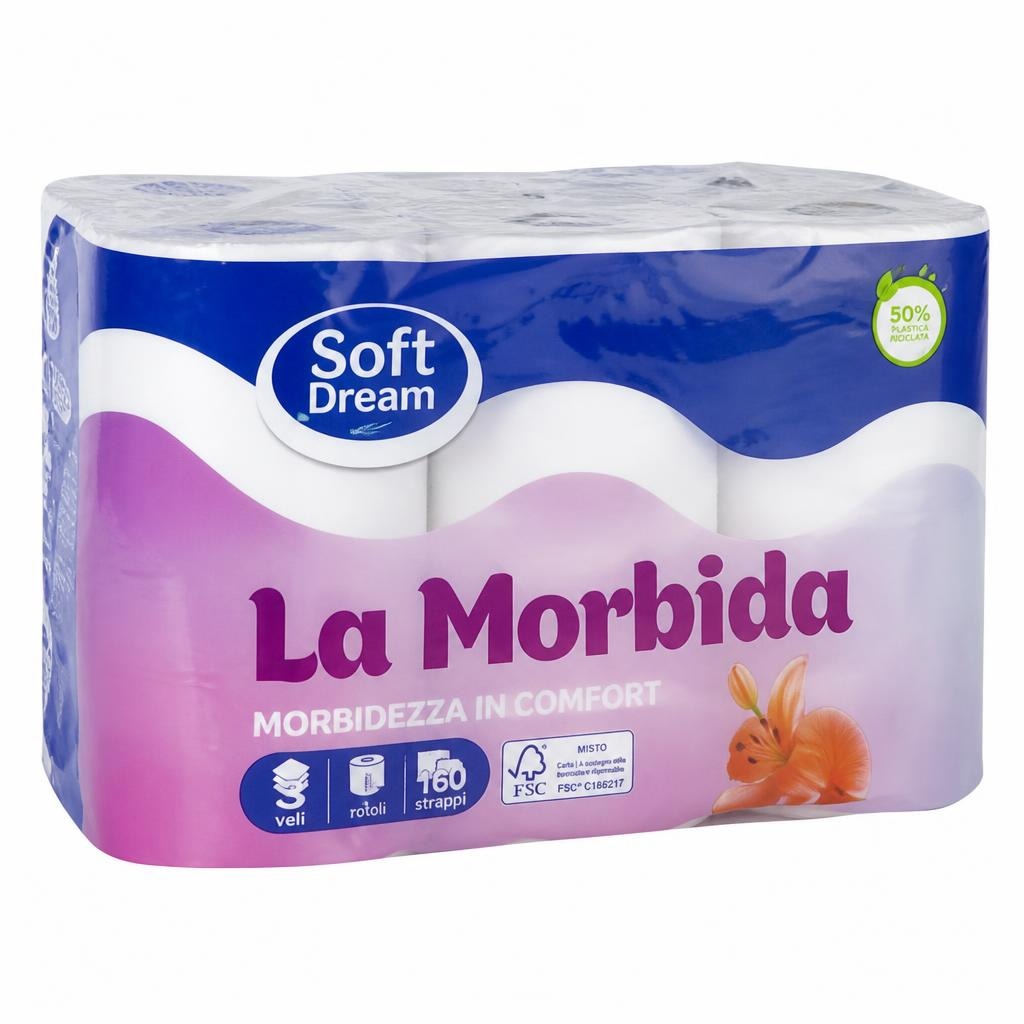 Soft Dream La Morbida toaletni papir 12 rola Akcija u trgovini Eurospin