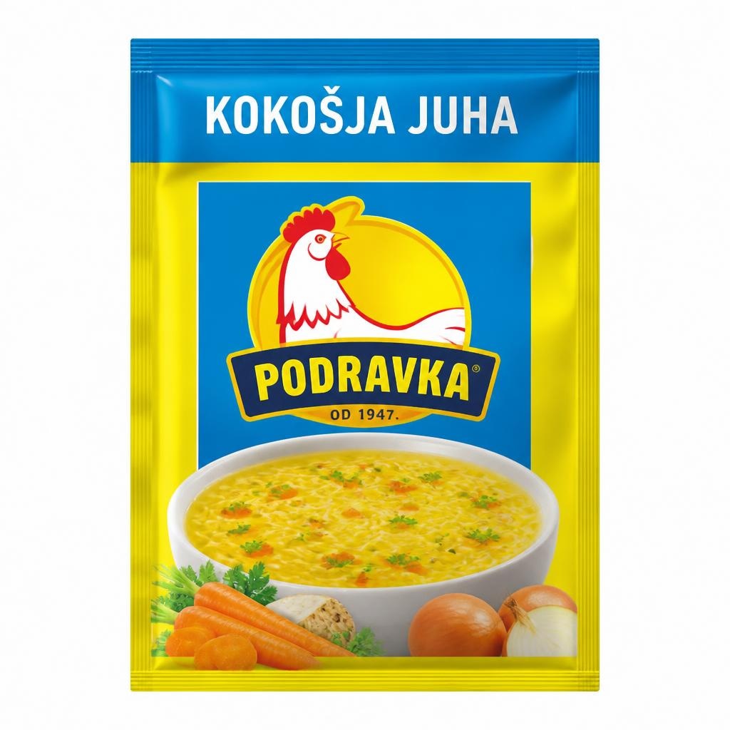 Podravka juha 62 g / 65 g Akcija u trgovini Bakmaz