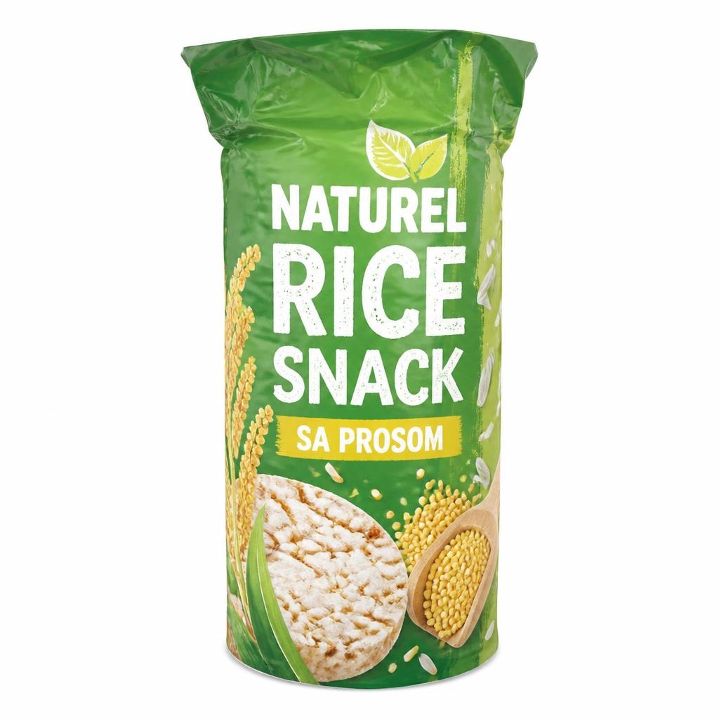 Naturel Rice snack sa prosom 100 g Akcija u trgovini Bakmaz