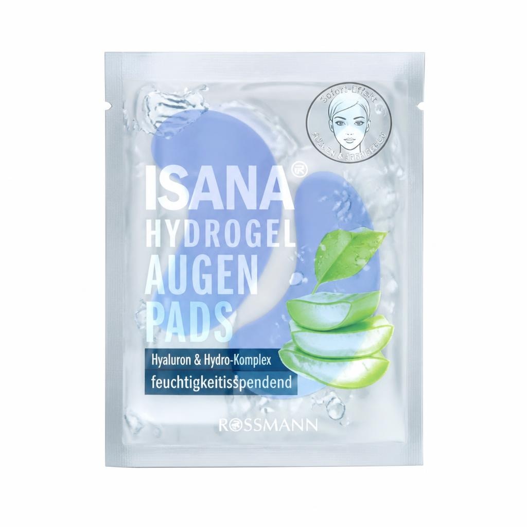 Maska za oči Isana hydrogel s hijaluronon 2 kom Akcija u trgovini Spar