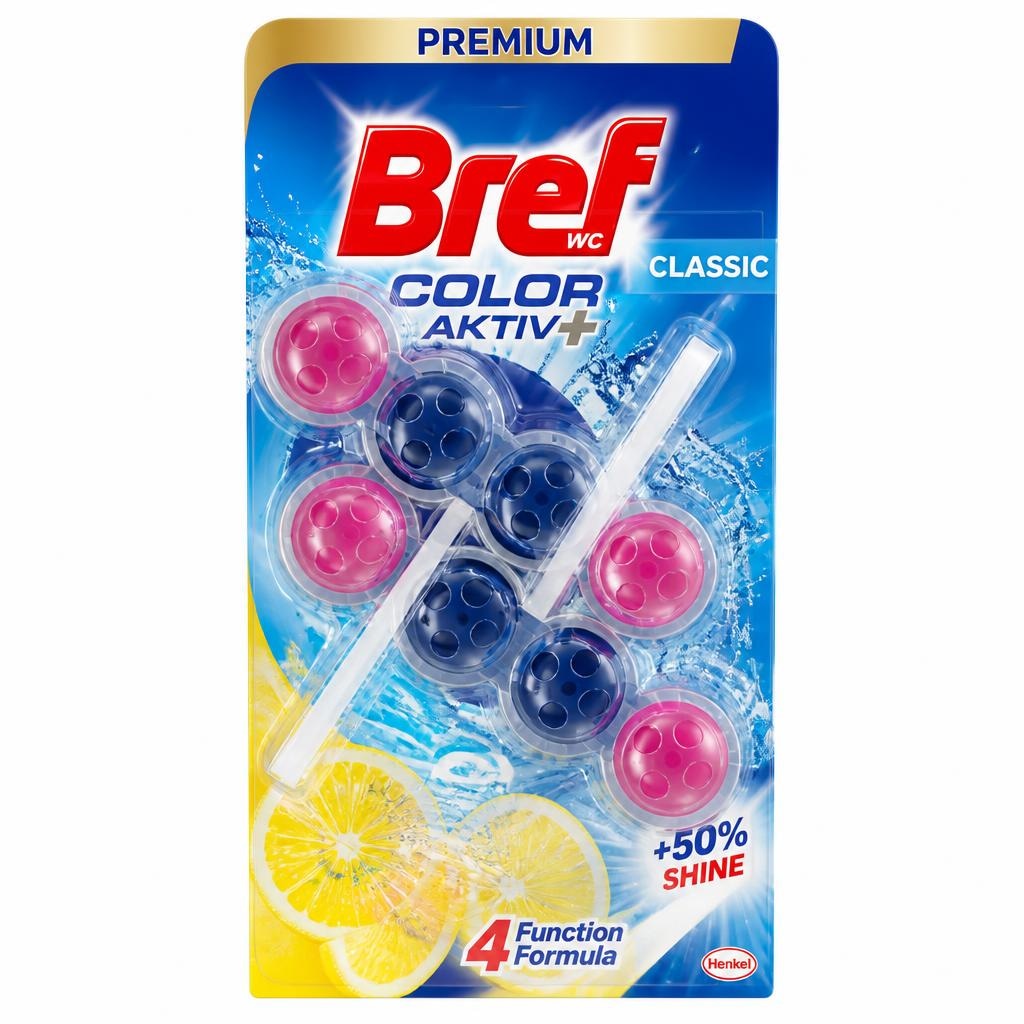 Osvježivač za WC školjku Bref Classic Power Aktiv 2×50 g - Akcija u trgovini KTC