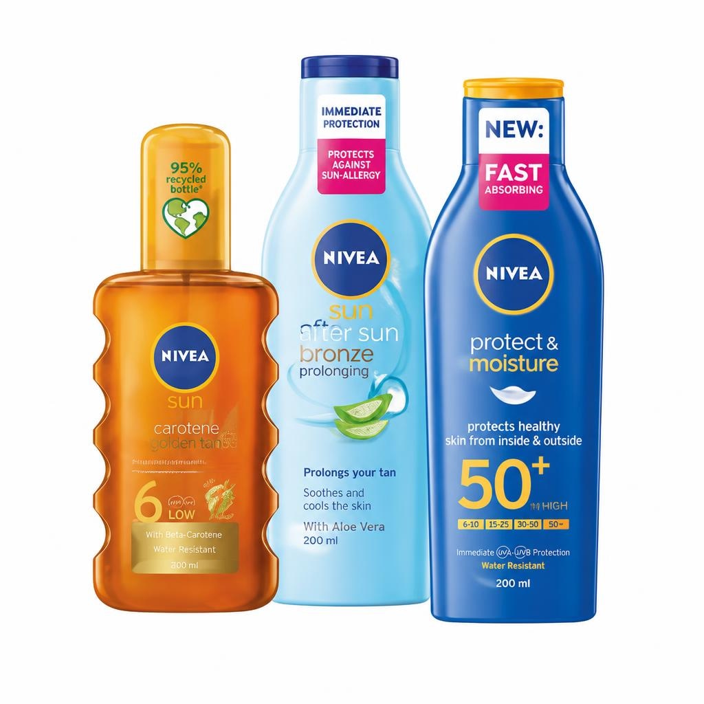 Asortiman Nivea sunčanog programa - Akcija u trgovini Bakmaz