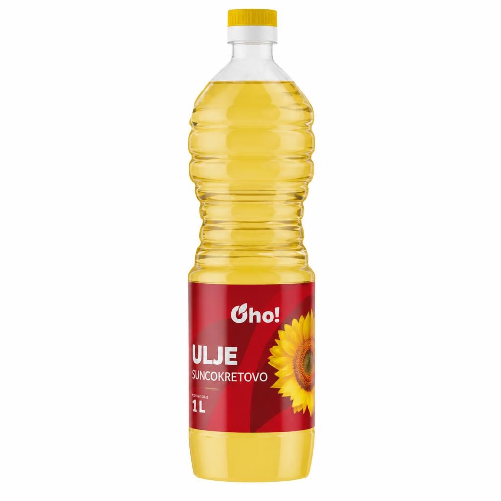 Oho! Suncokretovo ulje 1 l Akcija u trgovini Plodine