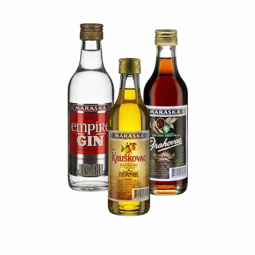 Empire gin, kruškovac, orahovac 0,1 l Akcija u trgovini Studenac