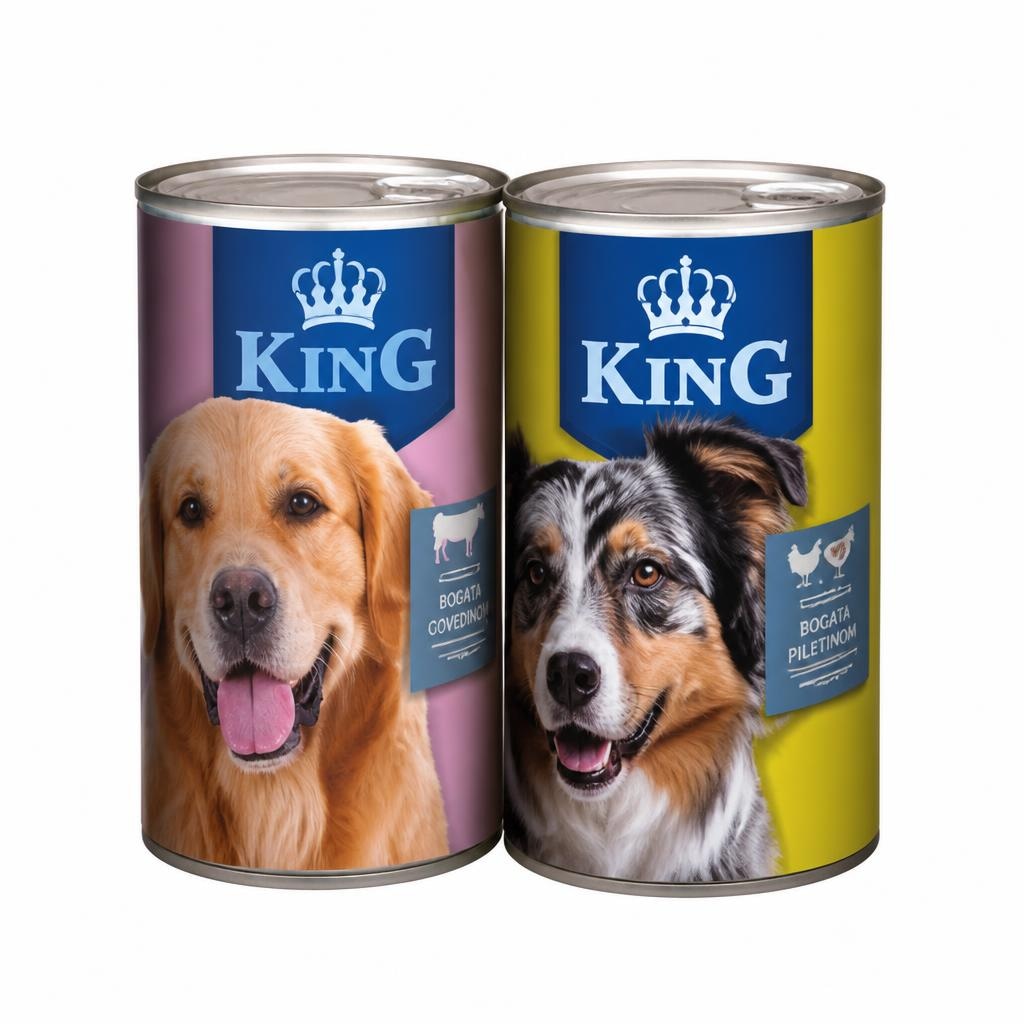 King hrana za pse 1240 g Akcija u trgovini Spar