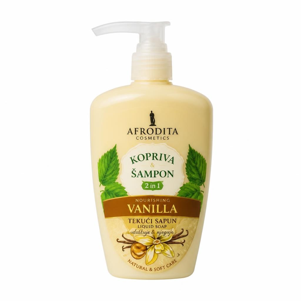 Afrodita Tekući sapun, šampon ili gel za tuširanje 250 ml-1 l - Akcija u trgovini Plodine