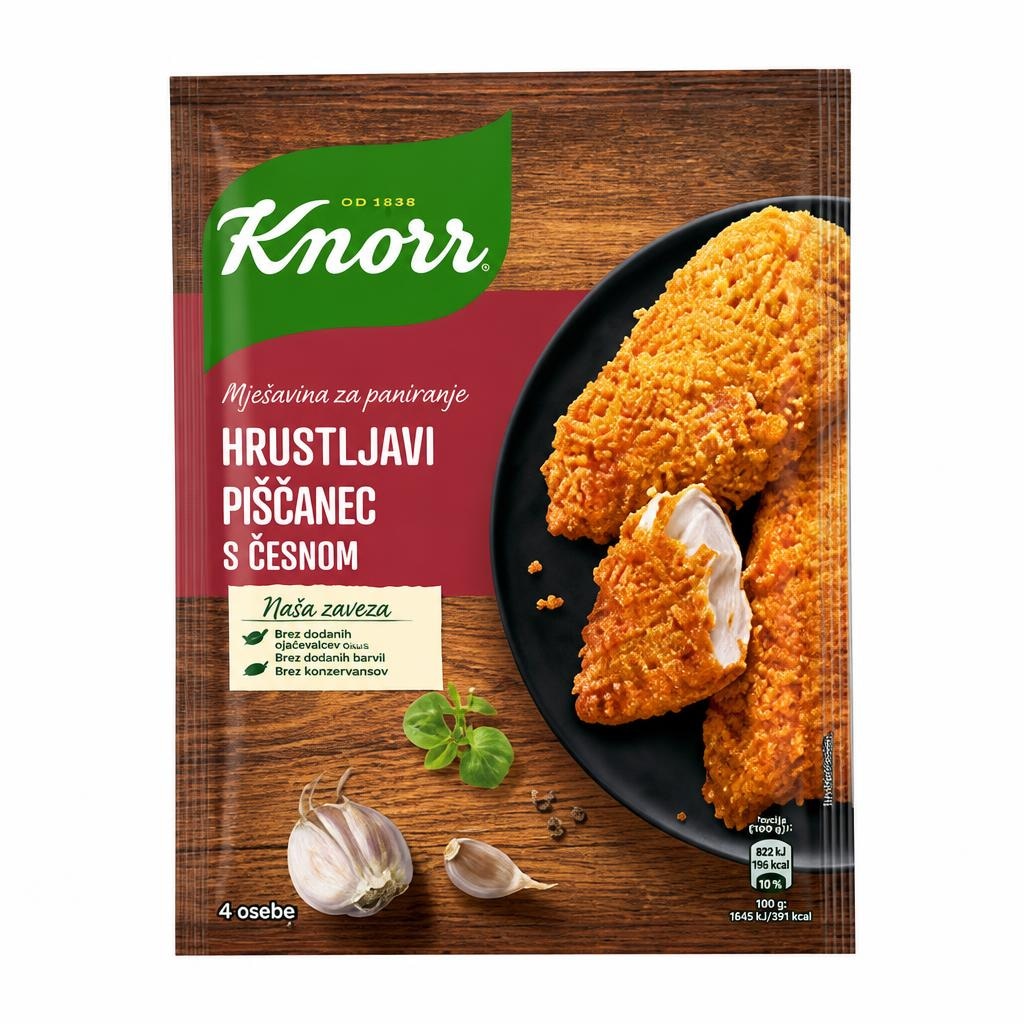 Knorr Hrskava Piletina sa češnjakom 70g - Akcija u trgovini Žabac