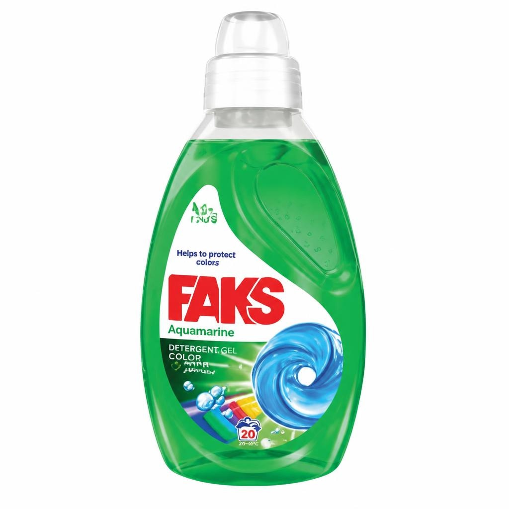 Faks gel color tekući deterdžent 20 pranja - Akcija u trgovini Bakmaz