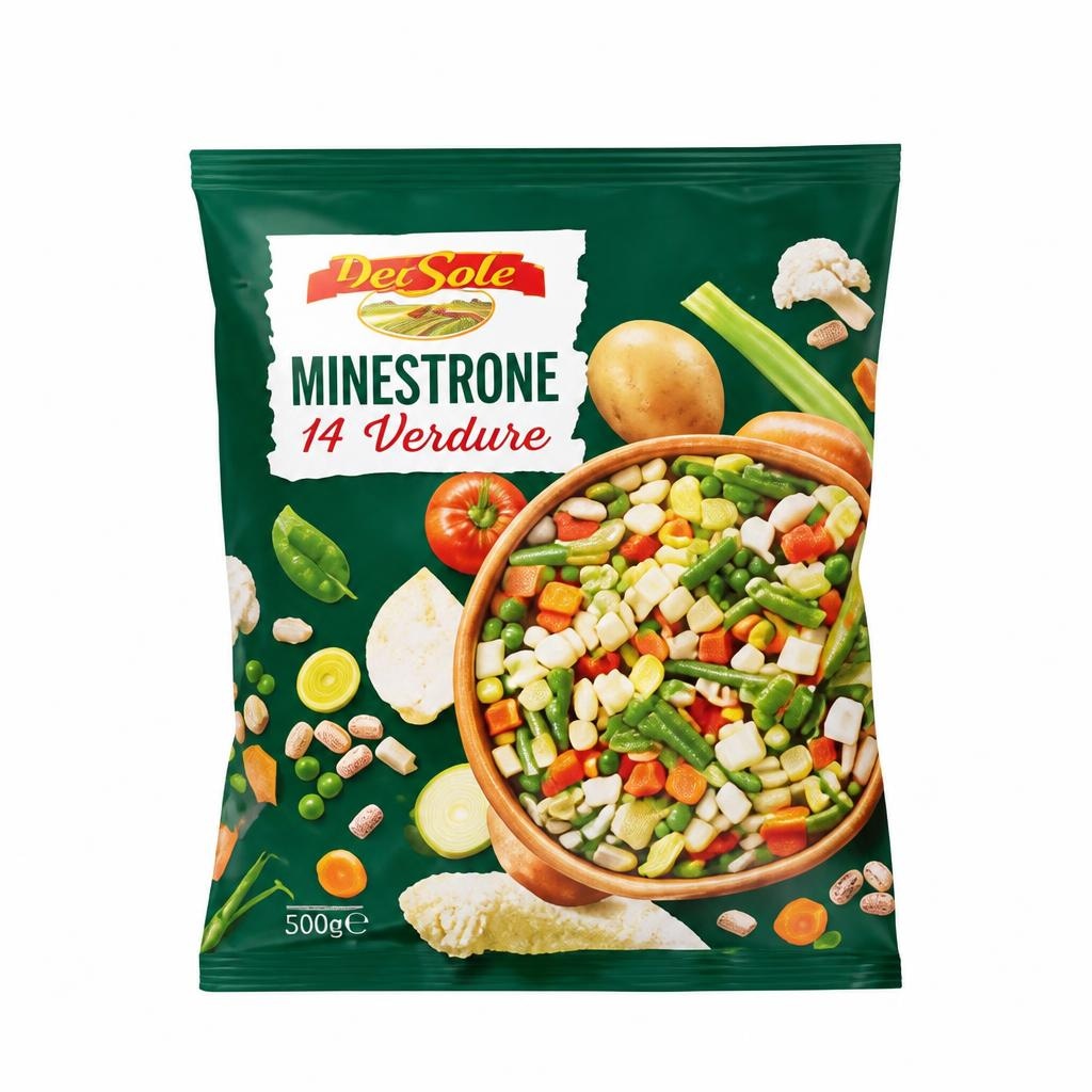 Del Sole Minestrone mix 14 vrsta povrća 1,5 kg - Akcija u trgovini Eurospin