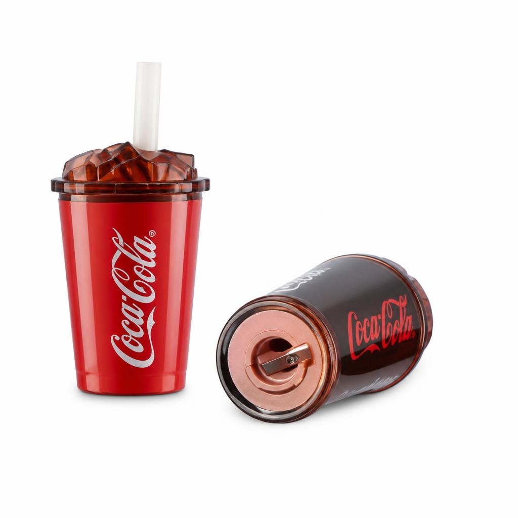 Coca-Cola šiljilo s gumicom Akcija u trgovini Konzum