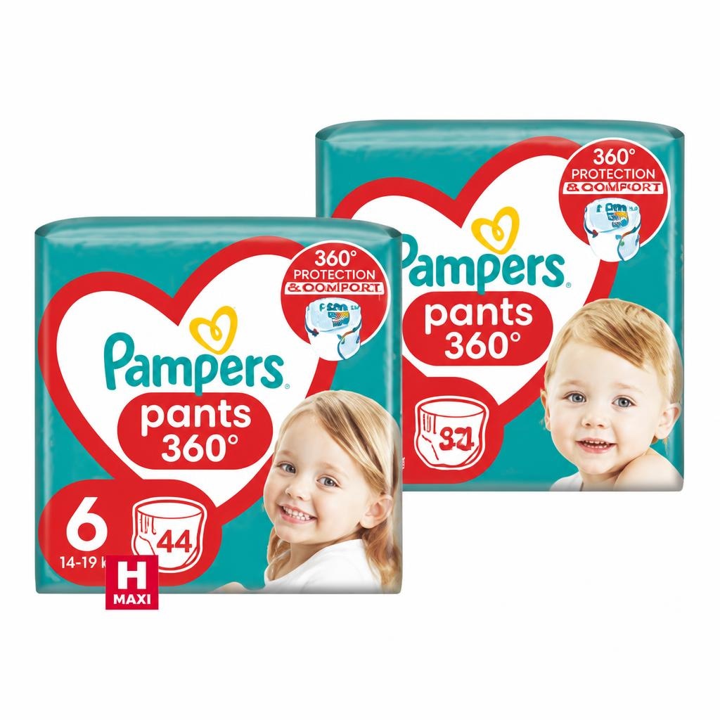Pampers Dječje pelene 44 kom ili 52 kom - Akcija u trgovini Tommy
