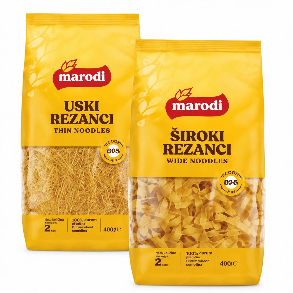 Odabrane Marodi tjestenine 400 g - Akcija u trgovini Djelo
