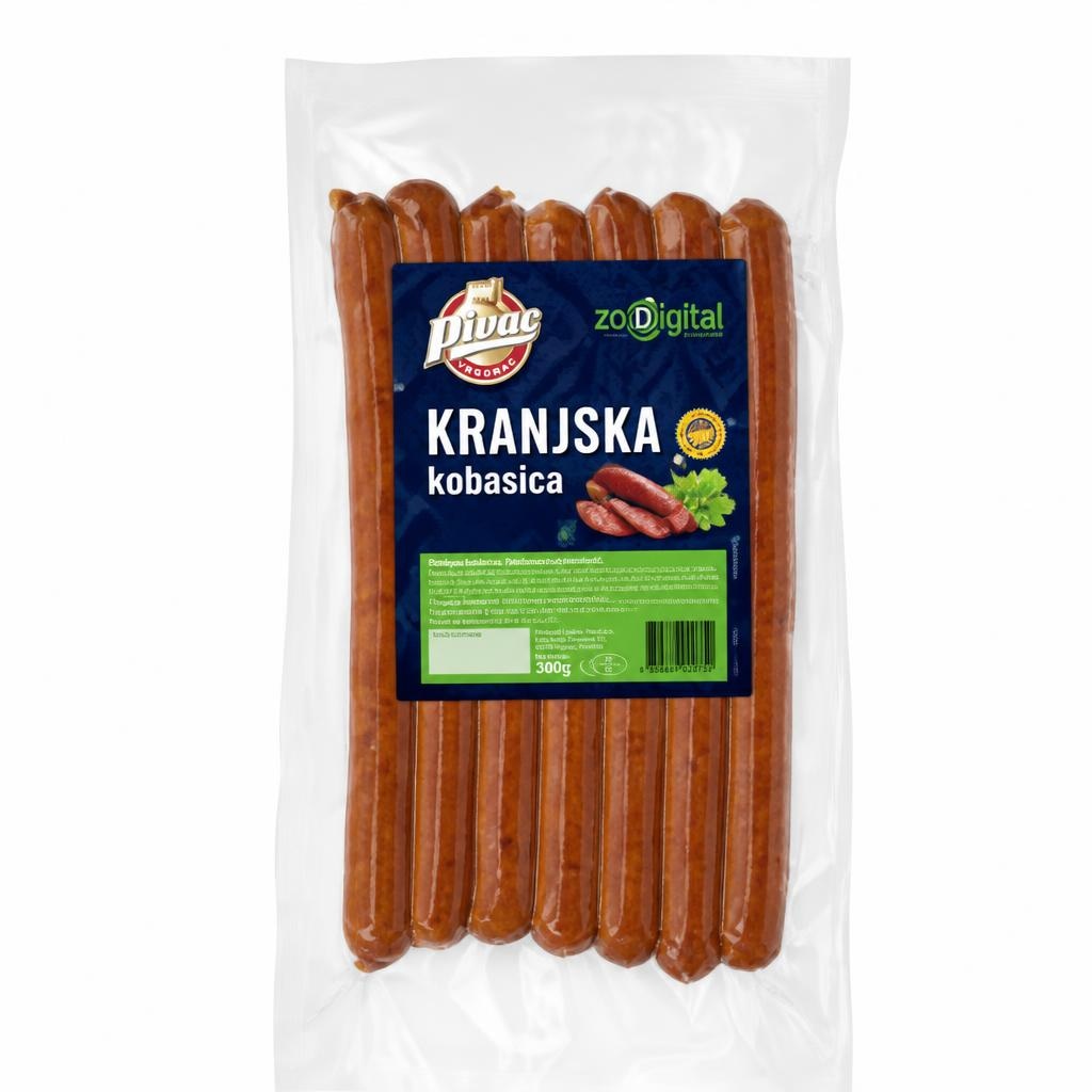 Pivac Kranjska kobasica Akcija u trgovini Pivac