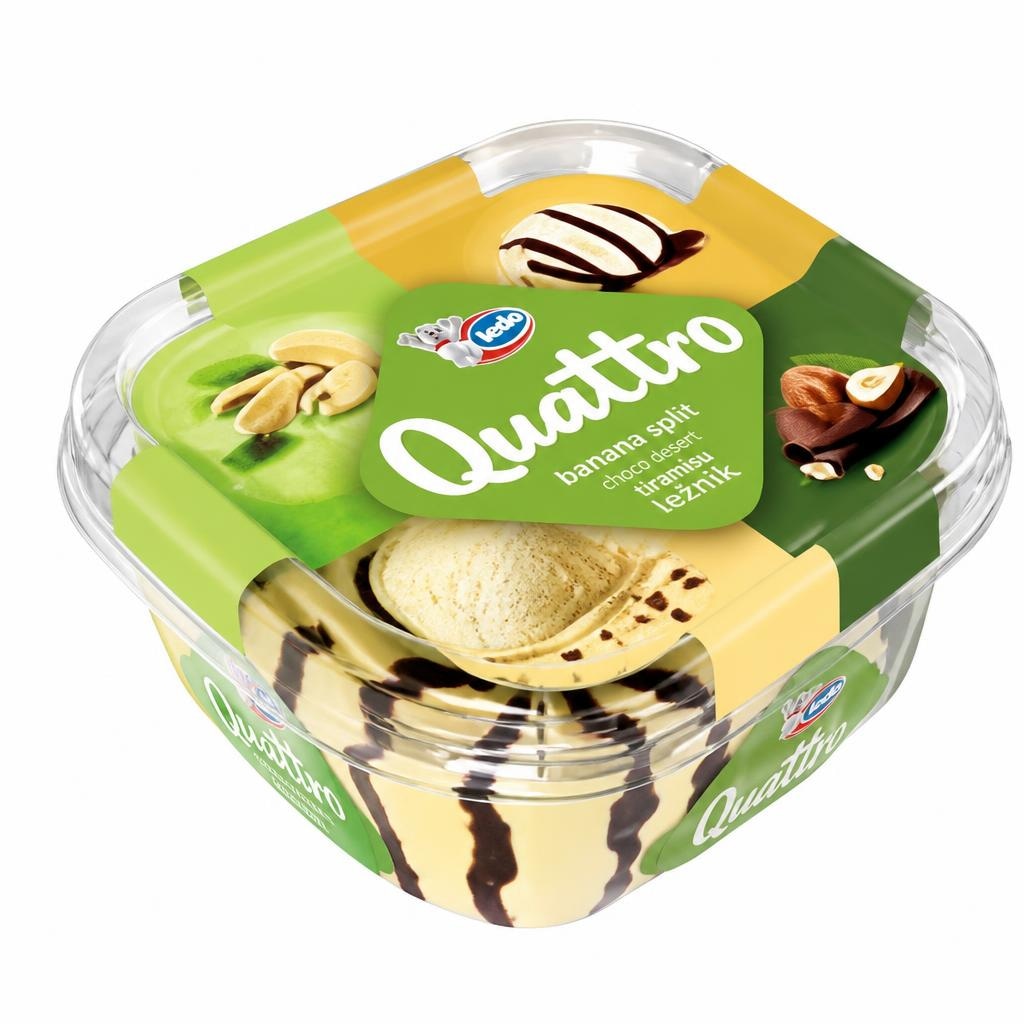 Ledo Quattro Sladoled 1650 ml Akcija u trgovini Studenac