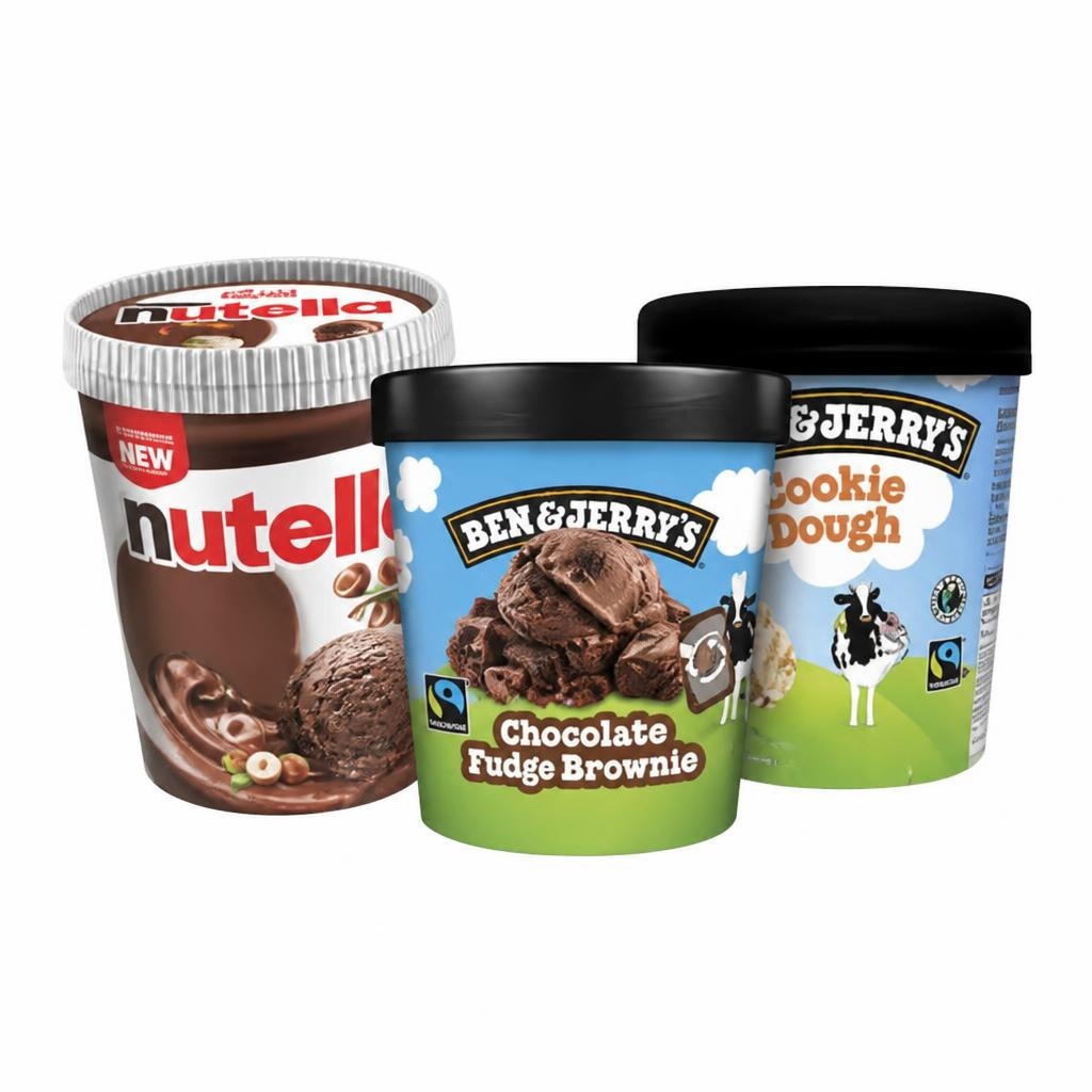 Odabrani asortiman sladoleda Ben&Jerry's i Nutella Akcija u trgovini Ribola