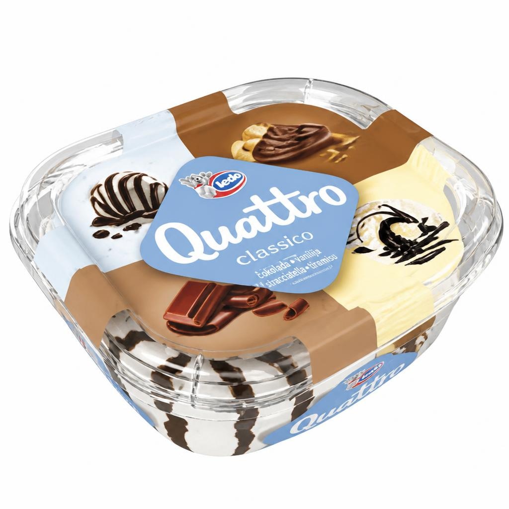 Quattro, Ledo Sladoled 900 ml Akcija u trgovini Tommy