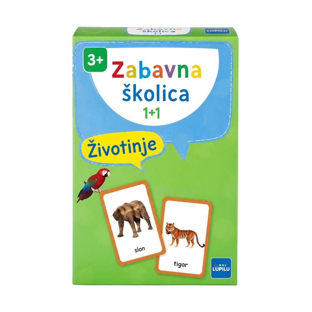Zabavna školica kartice za učenje 40 obostrano otisnutih kartica Akcija u trgovini Lidl