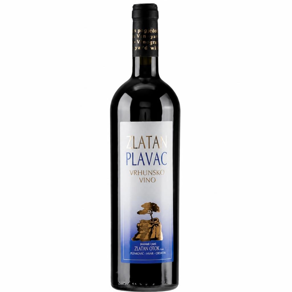 Vinarija Zlatan Otok Plavac mali vino crno 0,75 L Akcija u trgovini Tommy