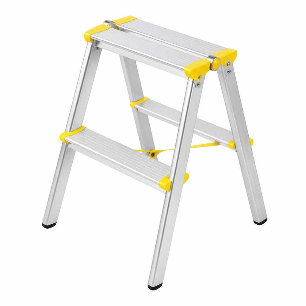 Aluminijske ljestve dvostrane 2 stepenice 50x36x41 cm Akcija u trgovini KTC