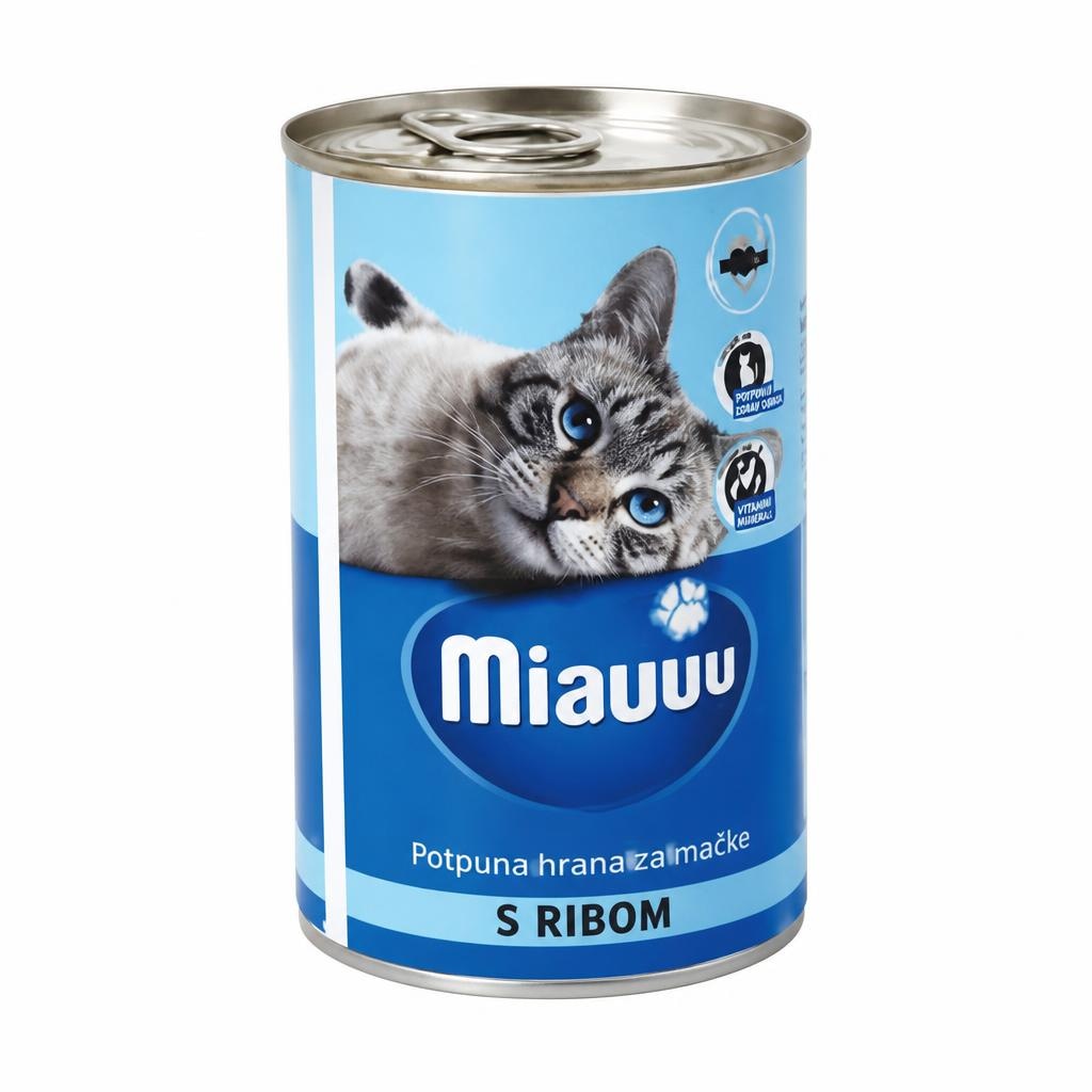 Miauuu Potpuna hrana za mačke 415 g - Akcija u trgovini Studenac