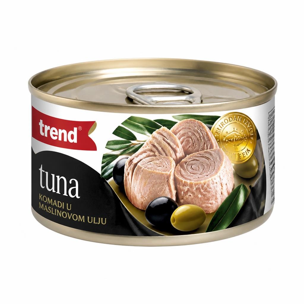 Trend tuna komadi u maslinovom ulju 80g Akcija u trgovini Pivac