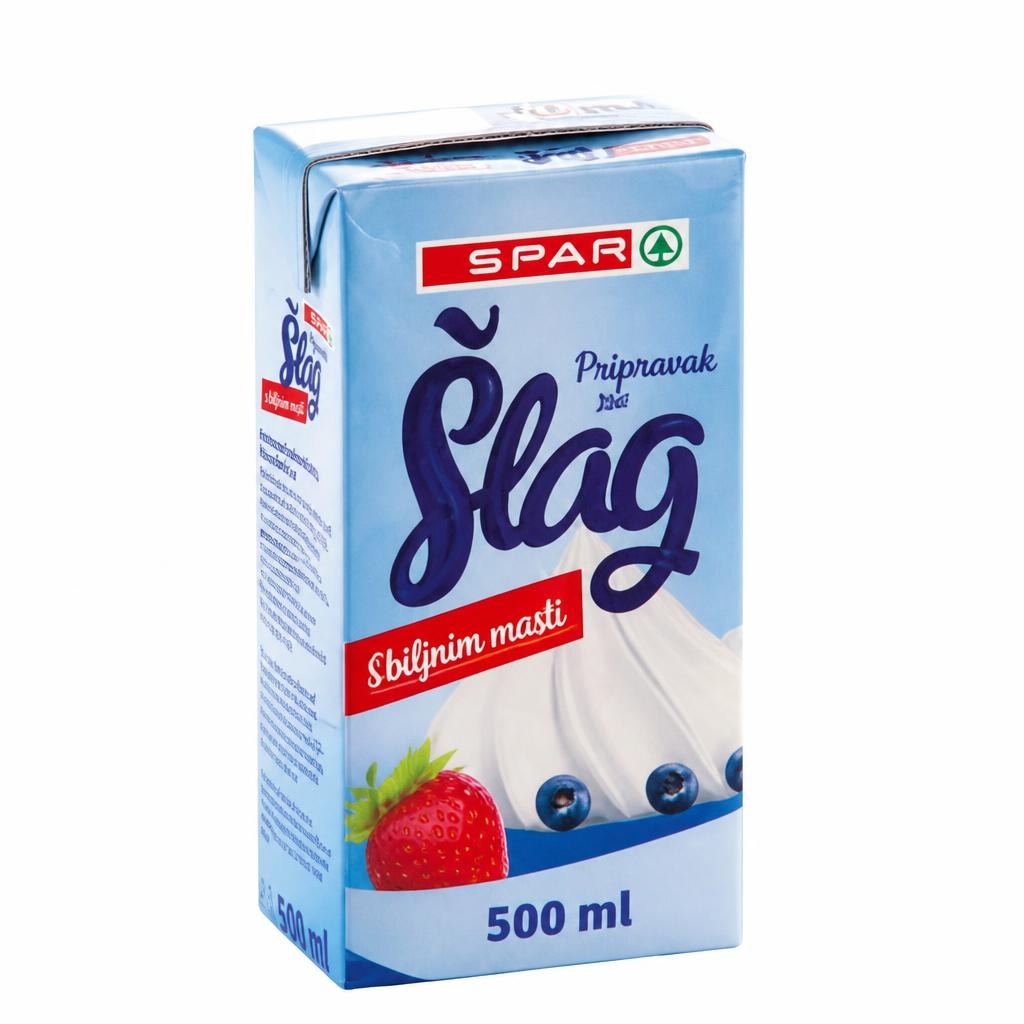 Pripravak za šlag 500 ml Spar - Akcija u trgovini Spar