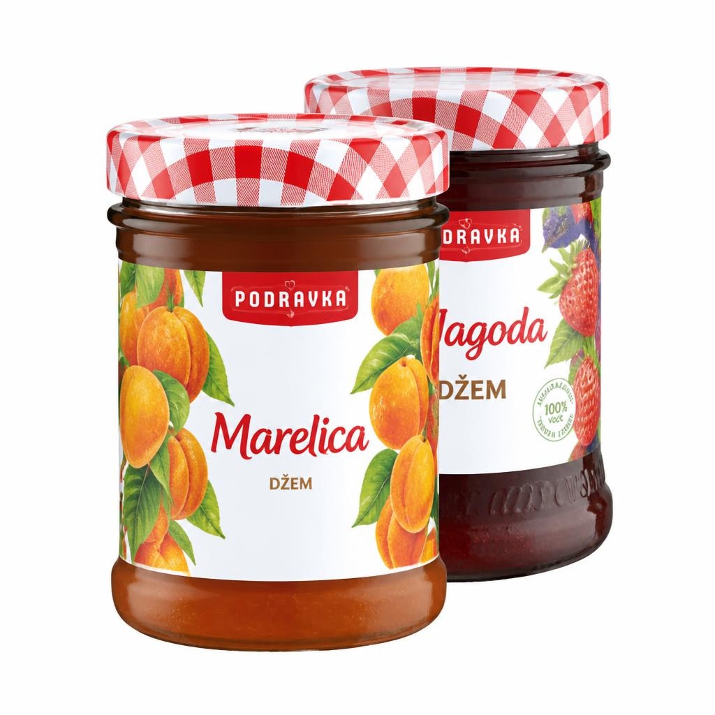Podravka džemove 670g | 690g Akcija u trgovini Konzum