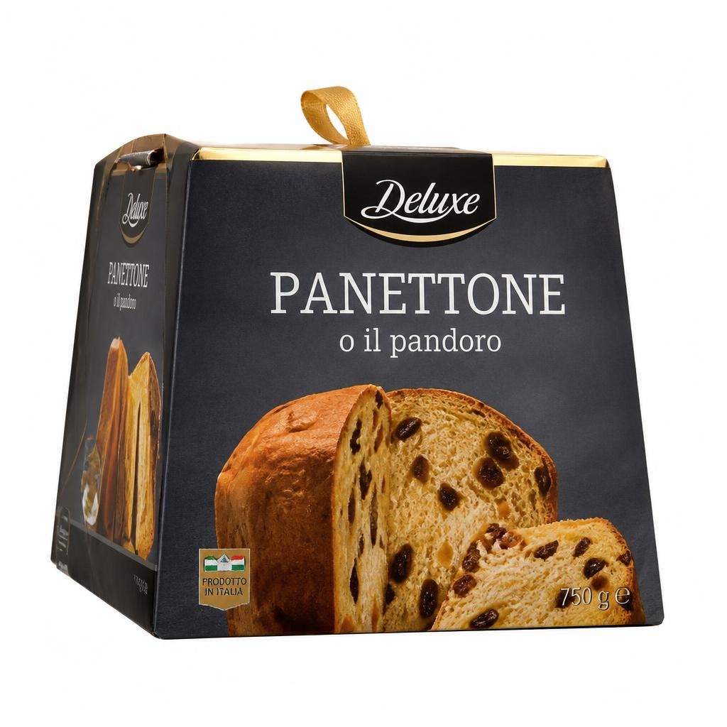 DELUXE Panettone ili pandoro 750 g ili 800 g Akcija u trgovini Lidl