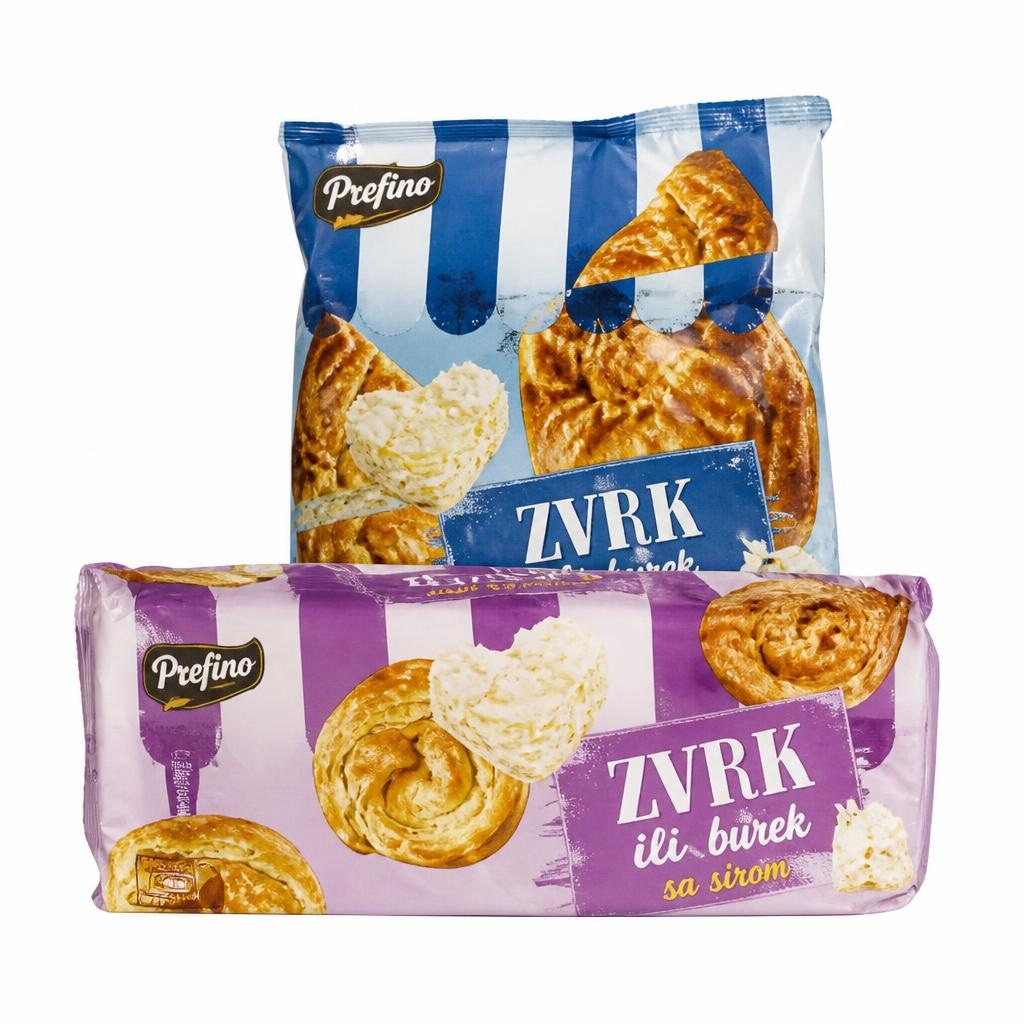 Prefino zvrk ili burek sa sirom 600 g - 1 kg Akcija u trgovini Plodine