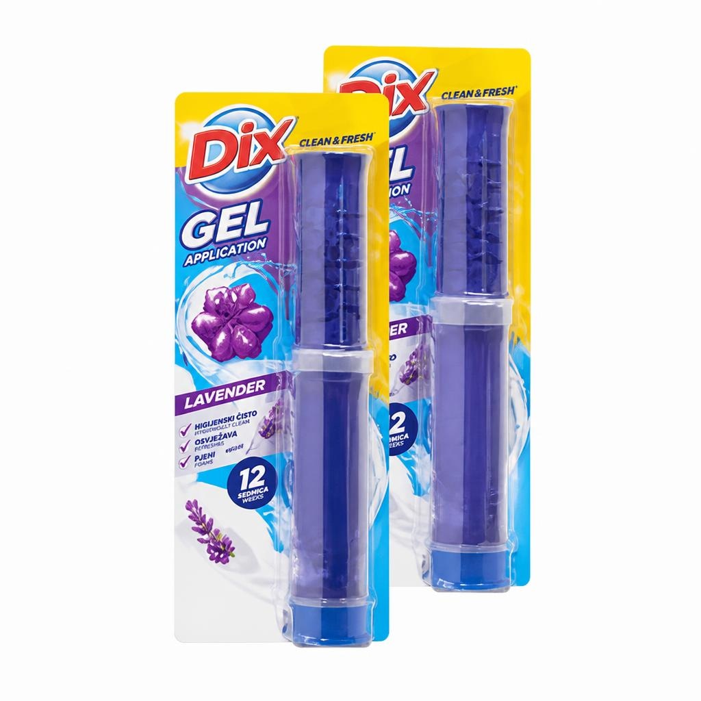 Dix gel za wc školjku 12 kom Akcija u trgovini Plodine