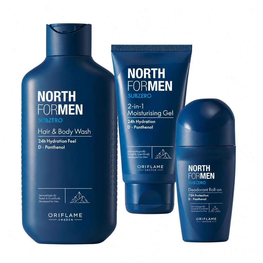 Set od 3 North For Men Subzero 3 kom ORIFLAME Akcija u trgovini Oriflame