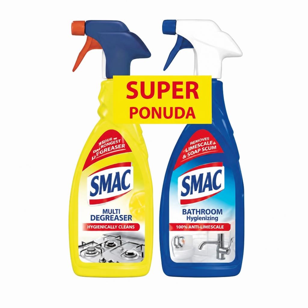 Smac sredstvo za odmašćivanje i za kupaonicu 2 x 650 ml Akcija u trgovini KTC