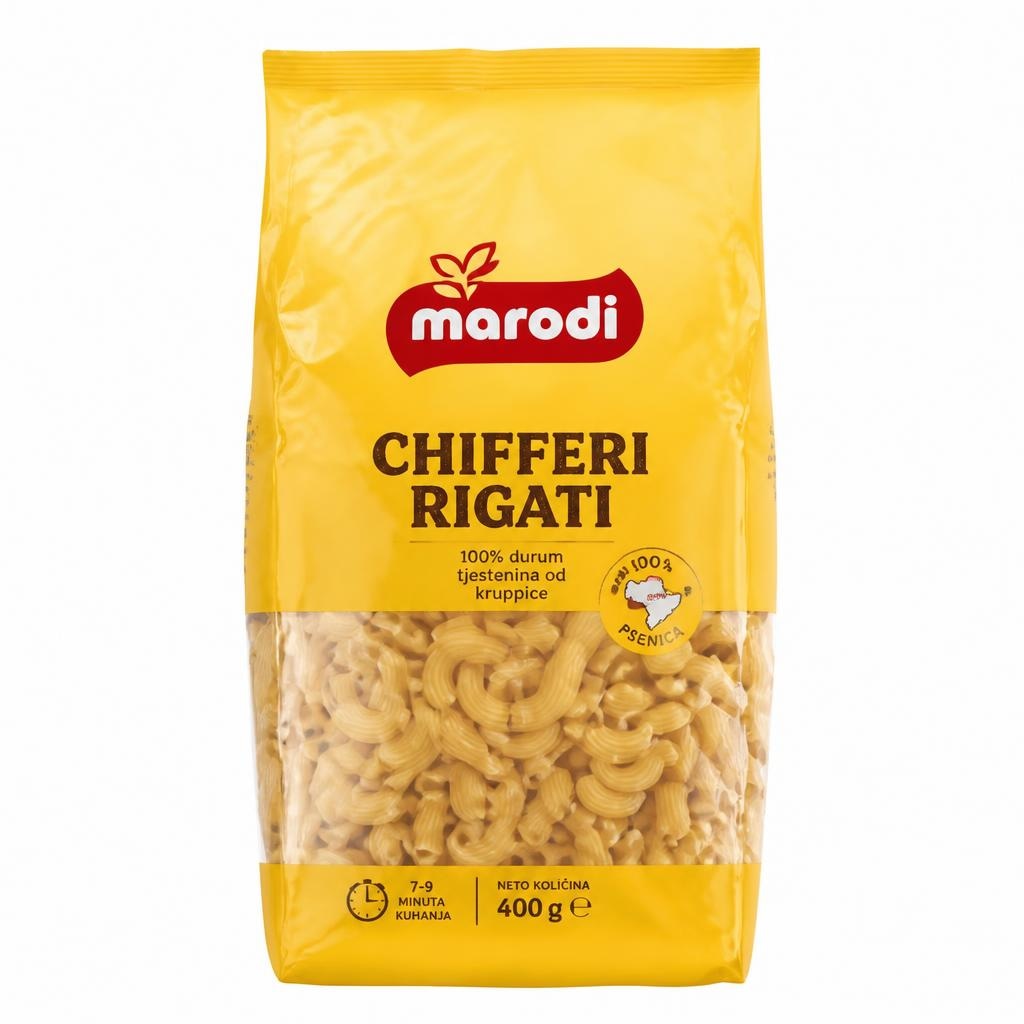 Marodi Tjestenina Chifferi Rigati, Mafaldine Corte 1 kg - Akcija u trgovini Metro