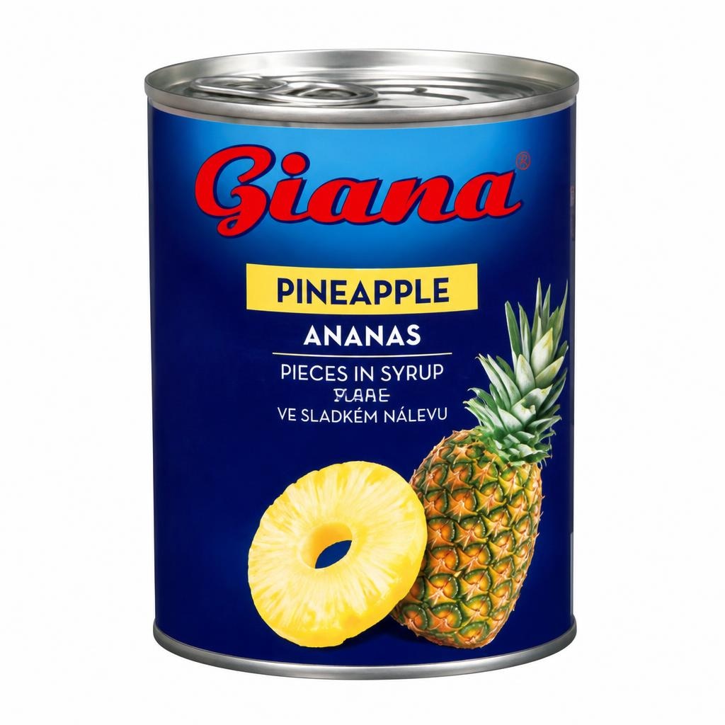 Kompot od ananasa Giana 565 ml (OM: 340 g) - Akcija u trgovini KTC