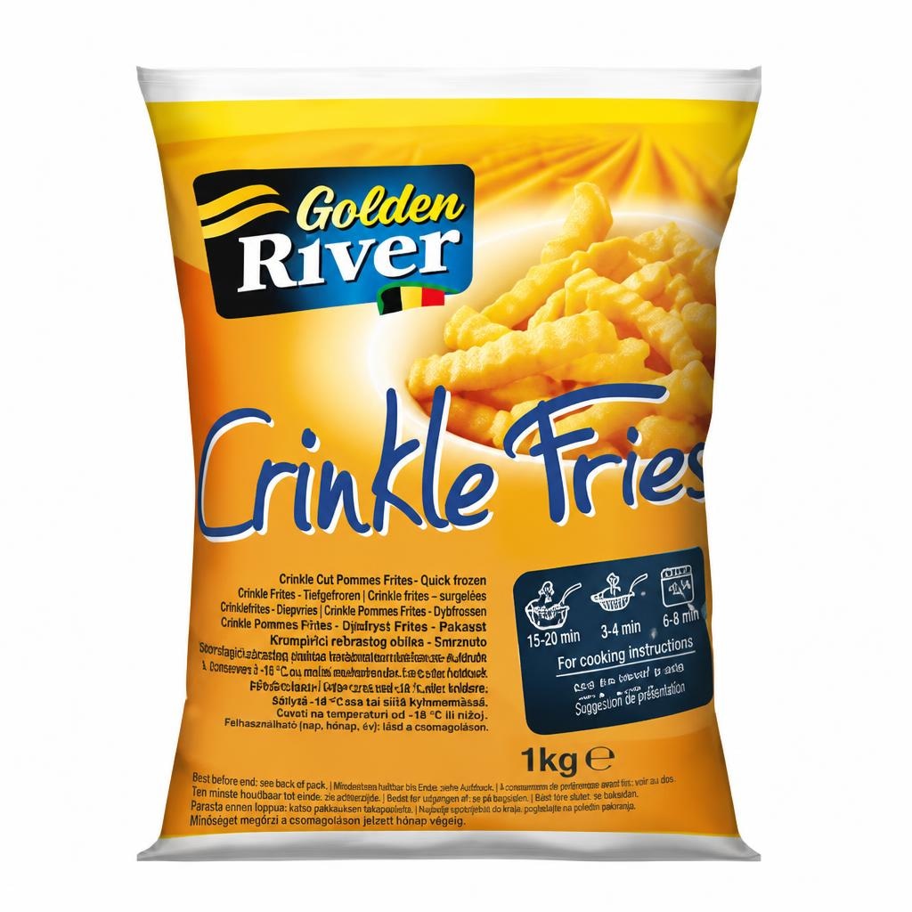 Golden River Crinkle Cut smrznuto 1 kg Akcija u trgovini Stanić Diskont