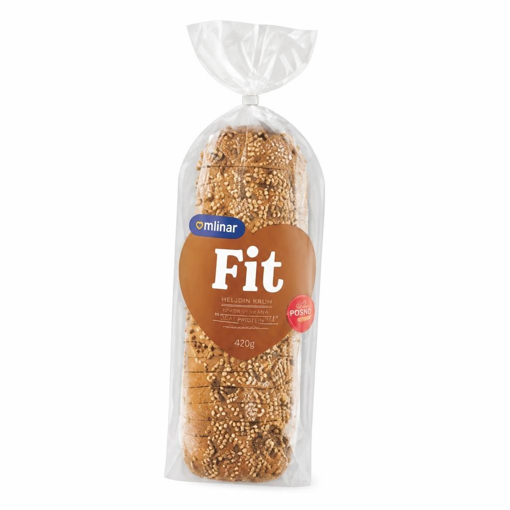 Fit ili heljdin kruh 420 g Mlinar Akcija u trgovini KTC
