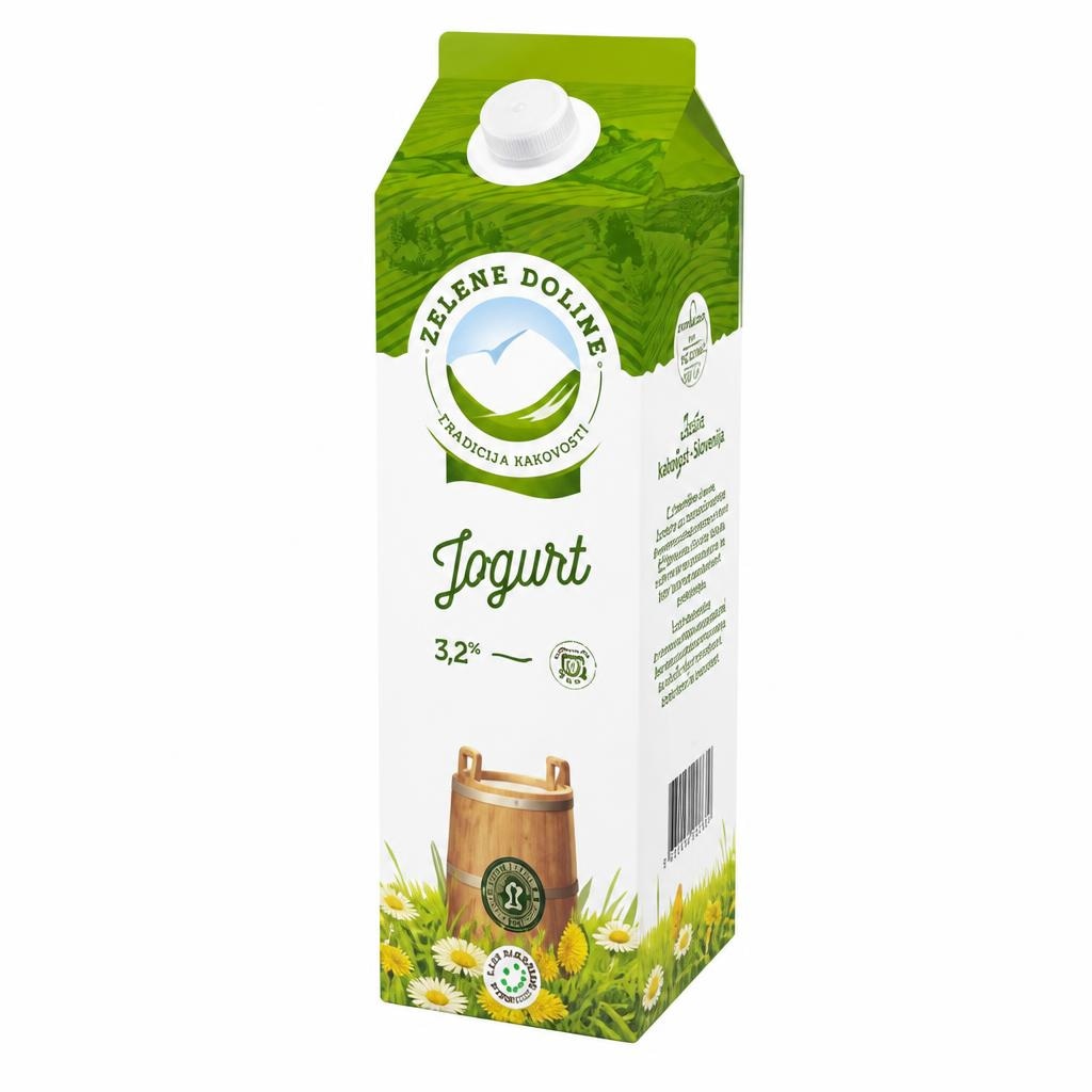 Tekući jogurt Zelene doline 1 kg - Akcija u trgovini KTC