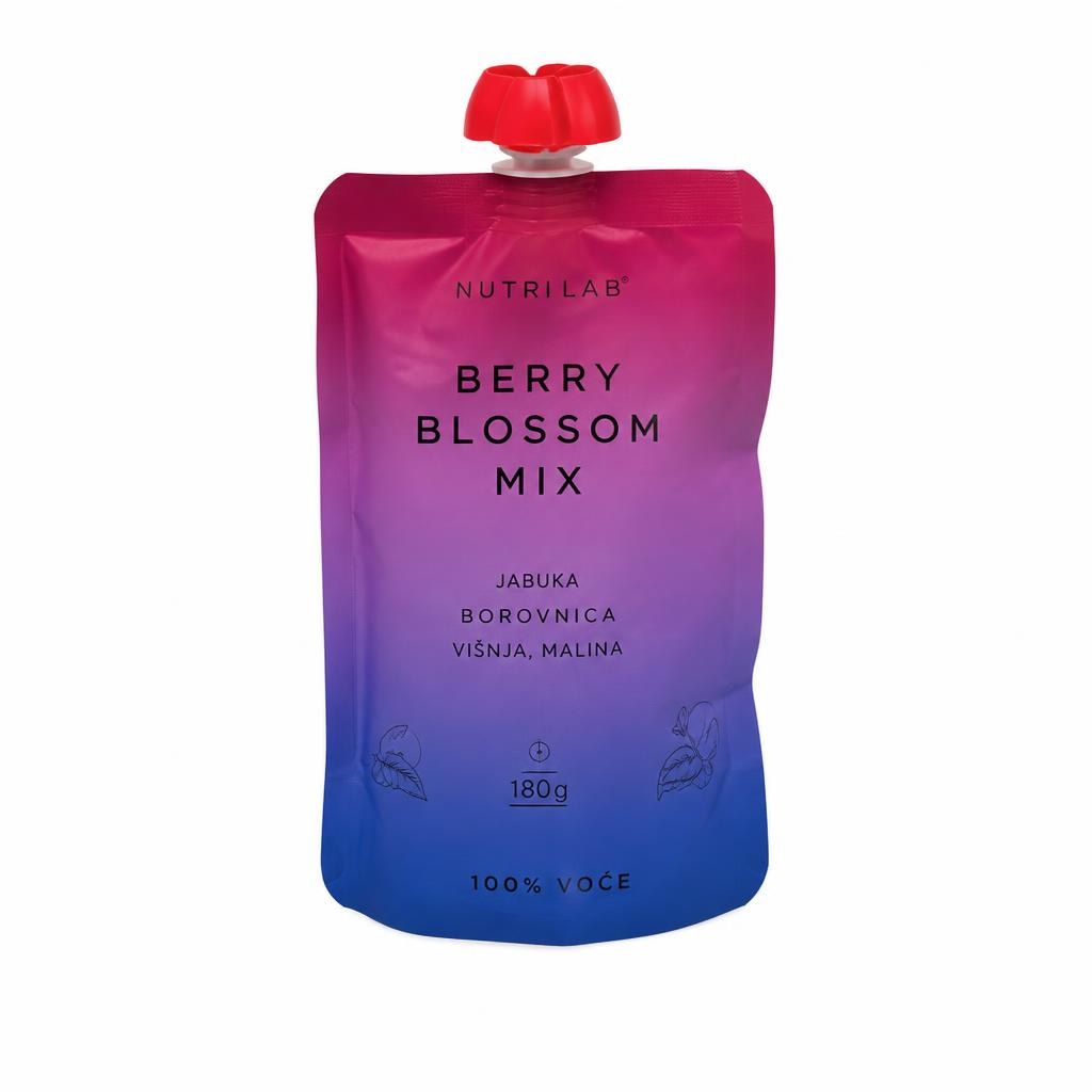 Nutri Lab voćni pire Berry Blossom Mix 180 g Akcija u trgovini Dm