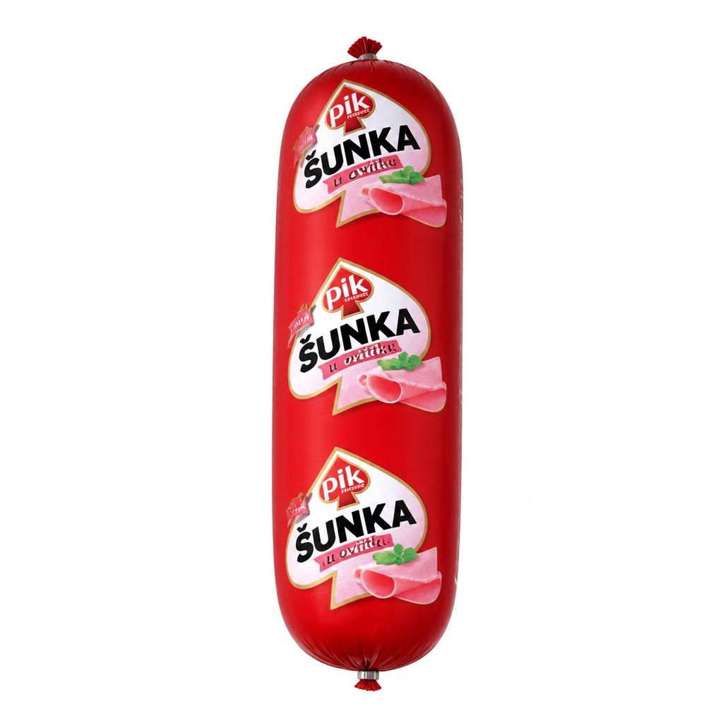 Pik Šunka u ovitku Pik Vrbovec Akcija u trgovini Vrutak