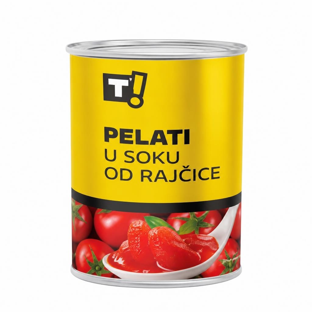 T! rajčica pelati 800 g Akcija u trgovini Tommy