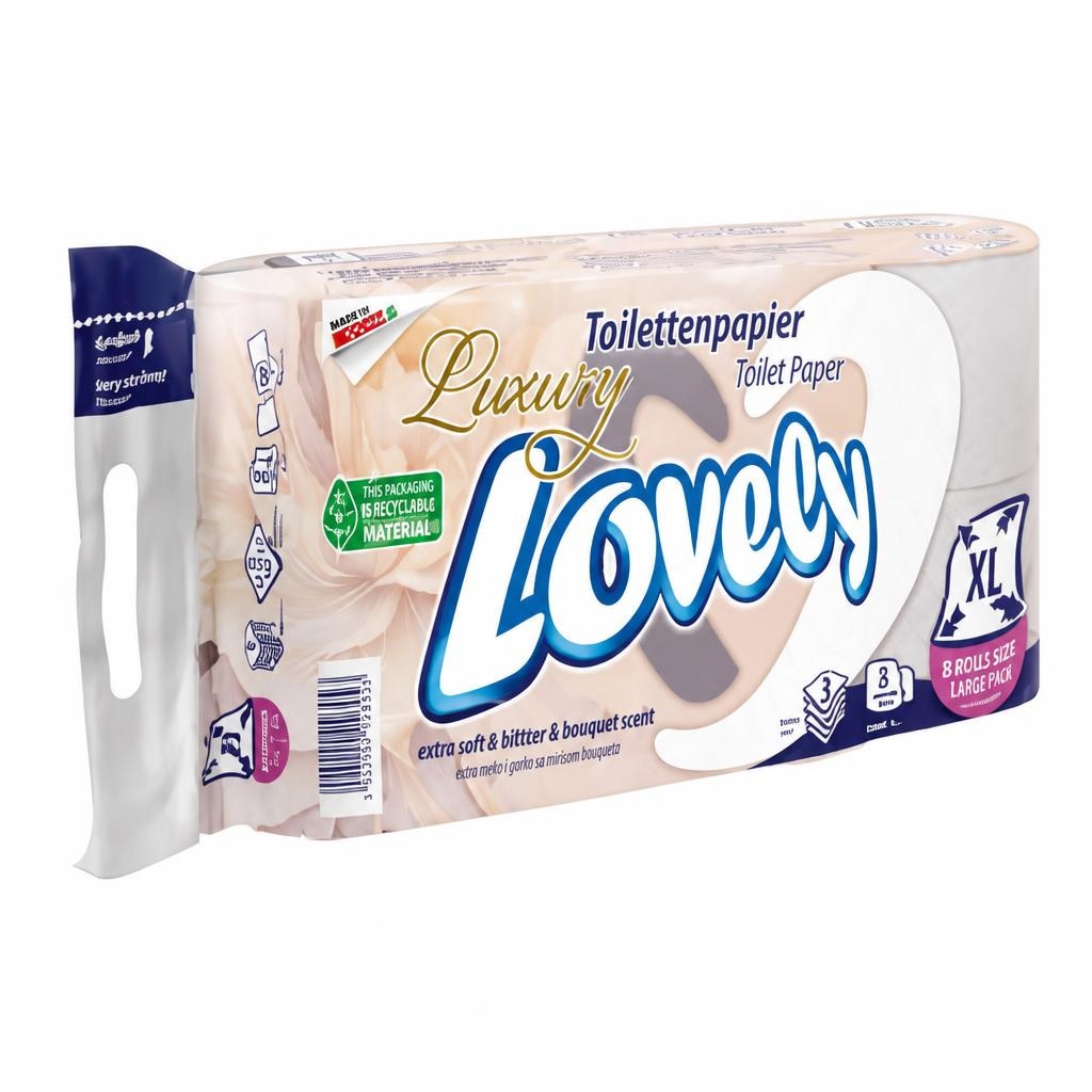 Toaletni papir Lovely Premium 20 rola Akcija u trgovini Spar