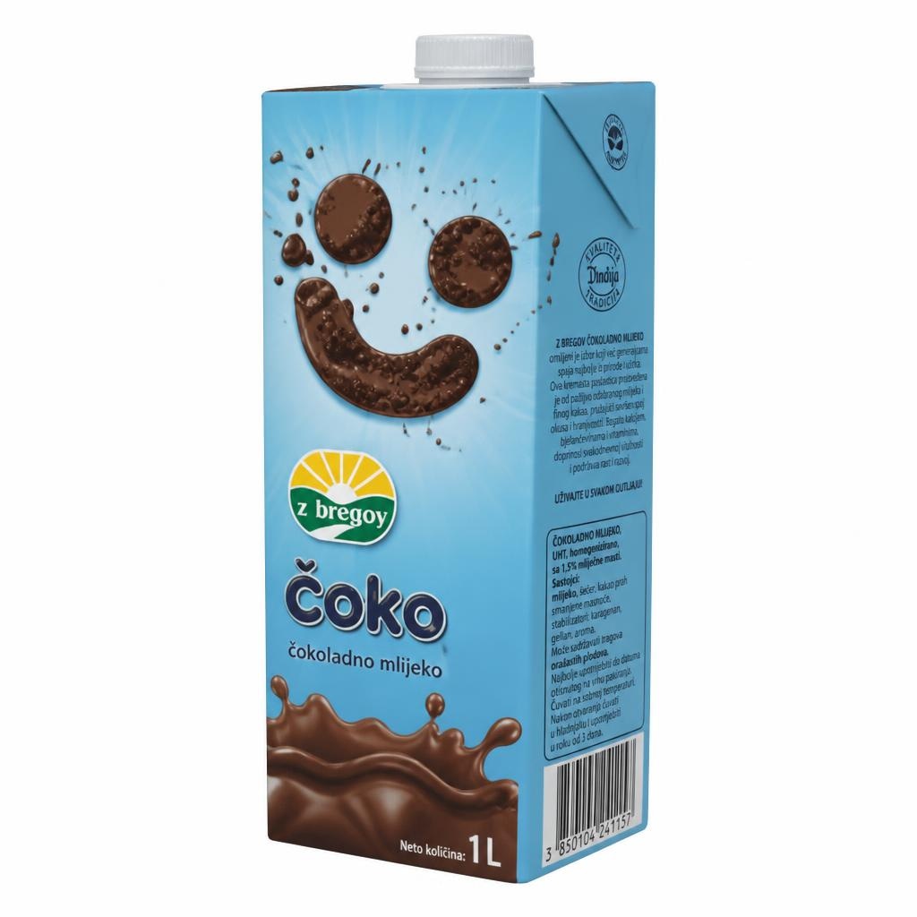 Čokoladno mlijeko Z Bregov od 0,2 L do 1 L Vindija Akcija u trgovini Spar