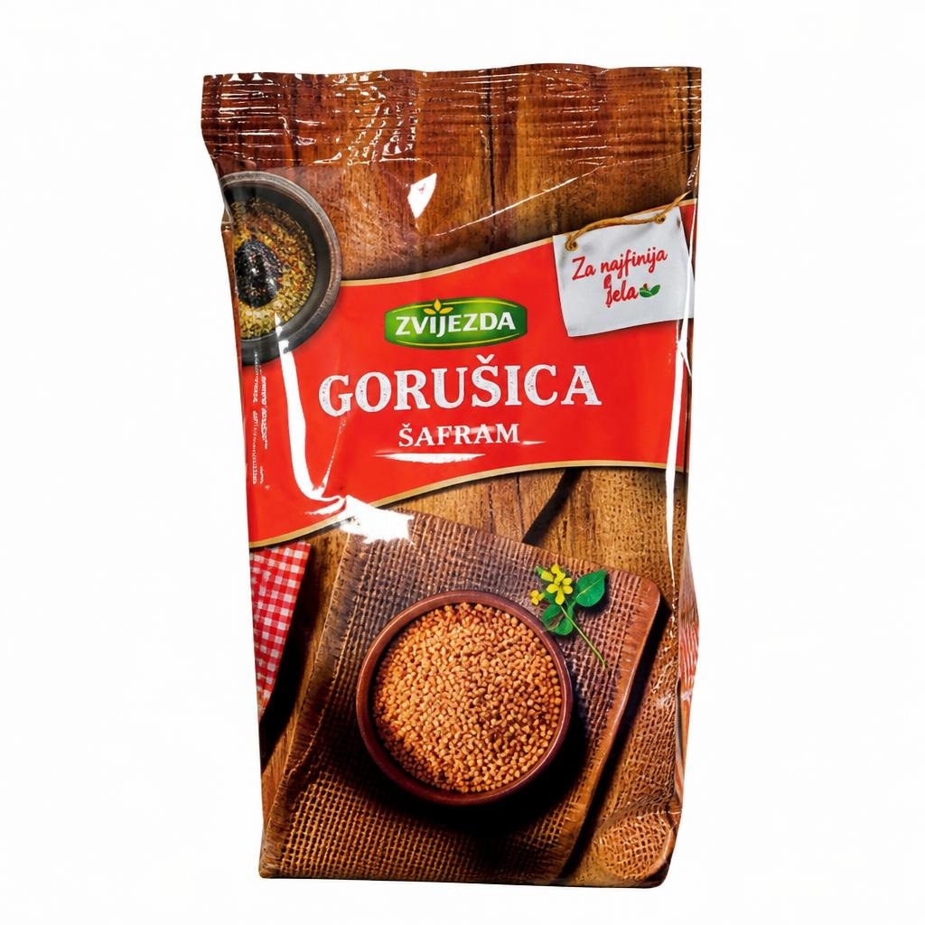 Šafram gorušica 100 g Akcija u trgovini Boso