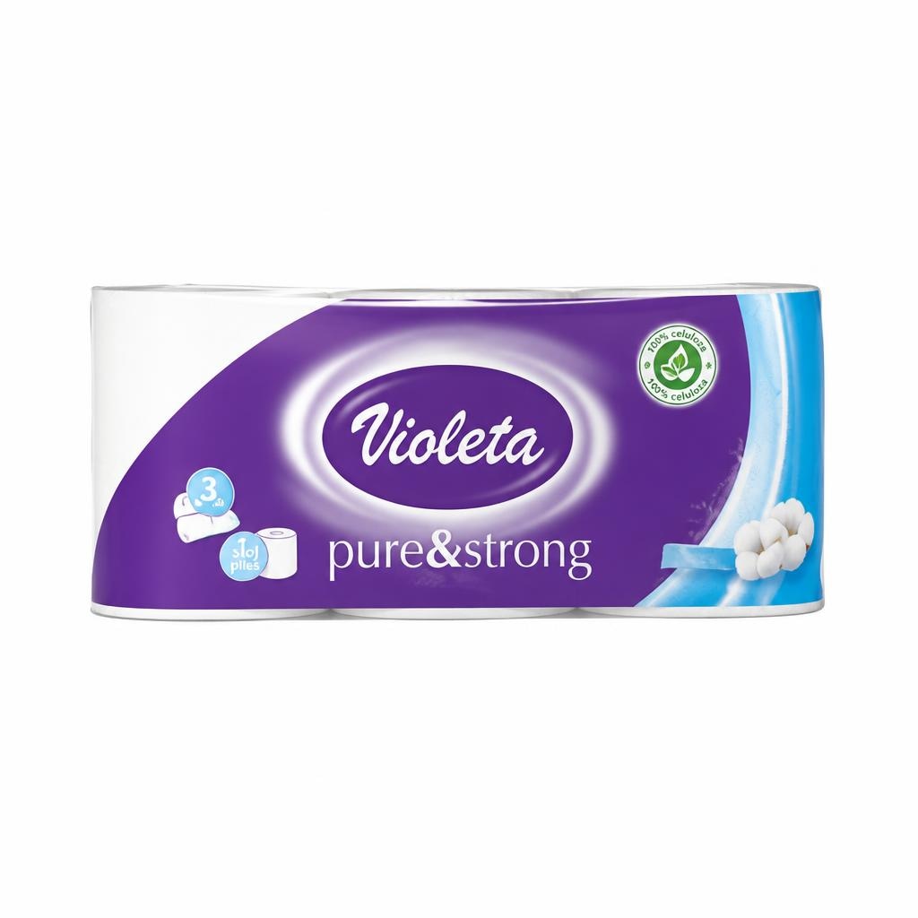 Violeta Pure&Strong toaletni papir 24/1 Akcija u trgovini Bipa
