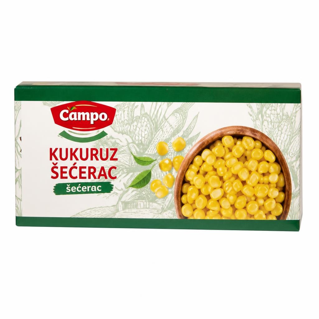 Campo kukuruz šećerac 3 x 150 g Akcija u trgovini Plodine