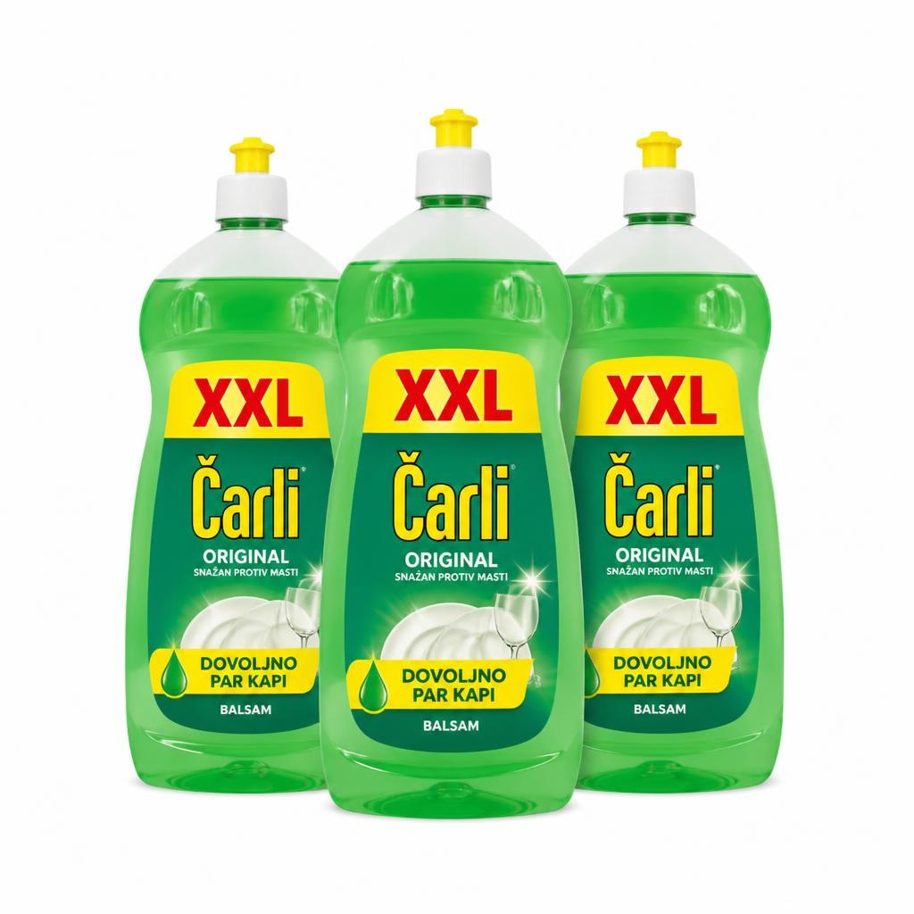 Čarli deterdžent za ručno pranje posuđa 2x 900 ml Akcija u trgovini Plodine