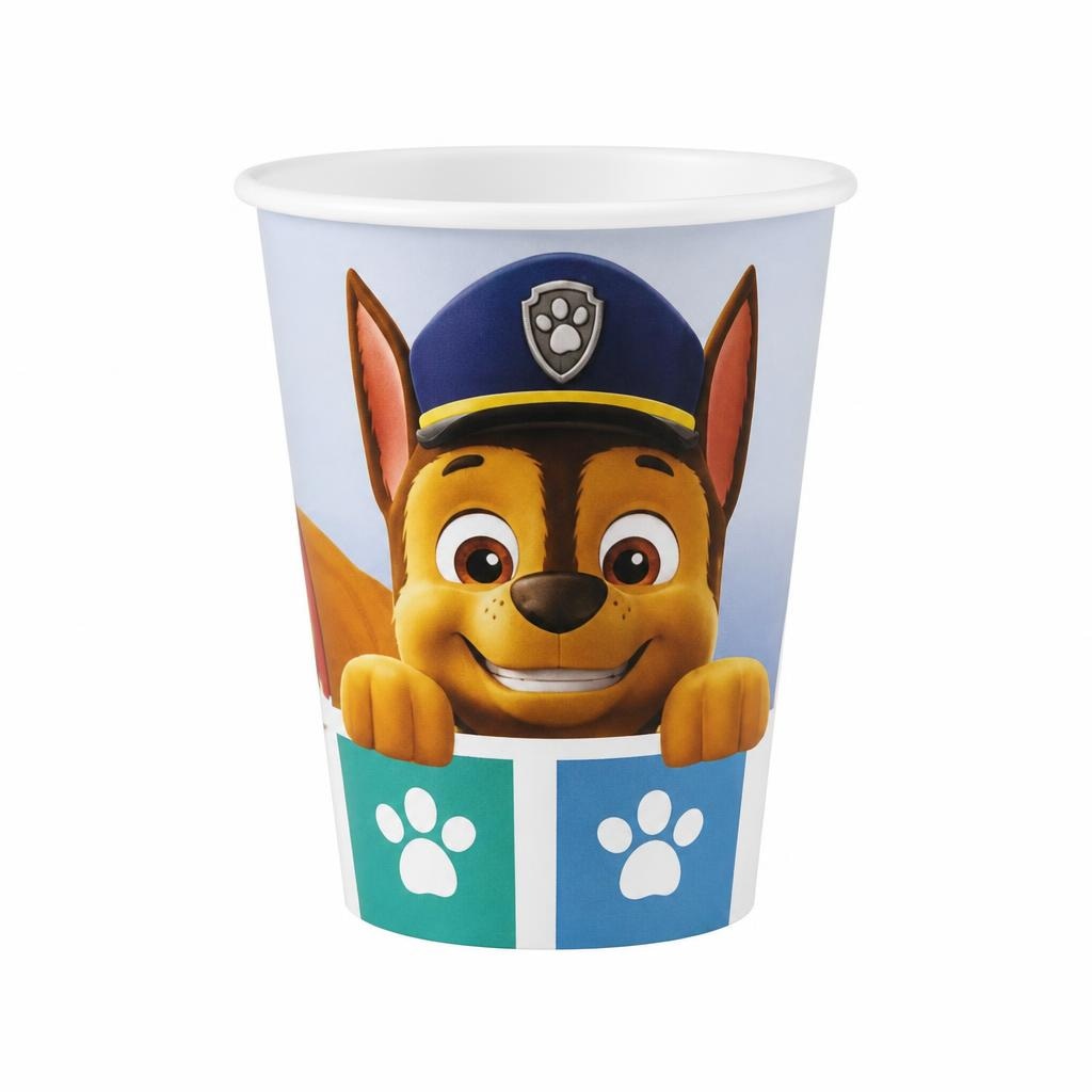 Čaše Paw Patrol 250 ml, 8 kom - Akcija u trgovini KTC