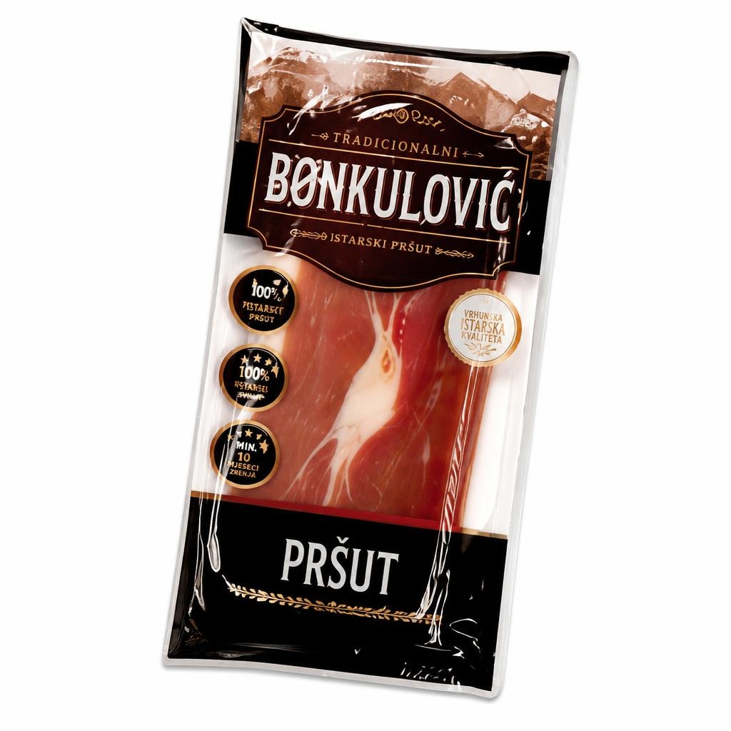 Bonkulović Pršut 100 g Akcija u trgovini Studenac